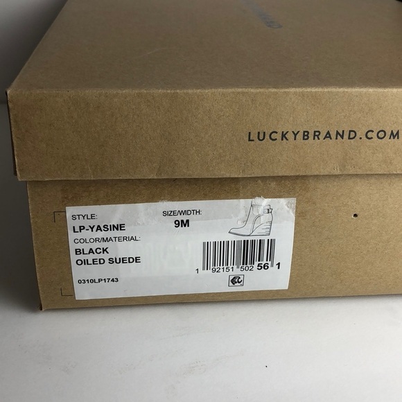 NEW Lucky Brand Yasine Ankle Boots Booties 9 - Picture 12 of 12